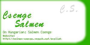 csenge salmen business card